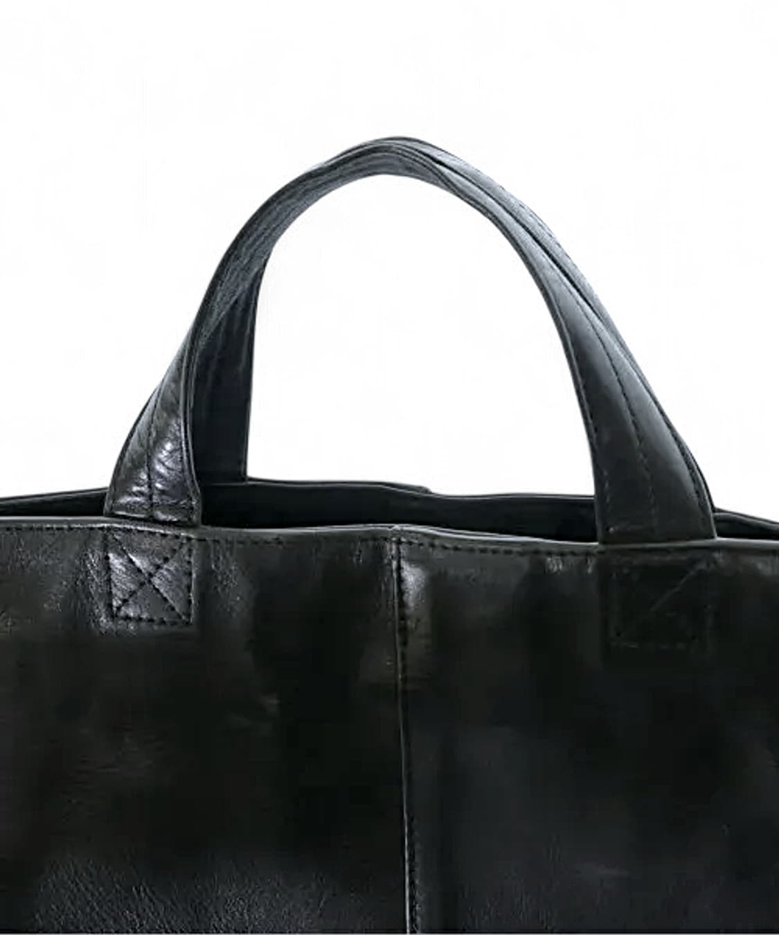 마가렛 호웰 카프스킨 토트백 블랙 상품이미지4