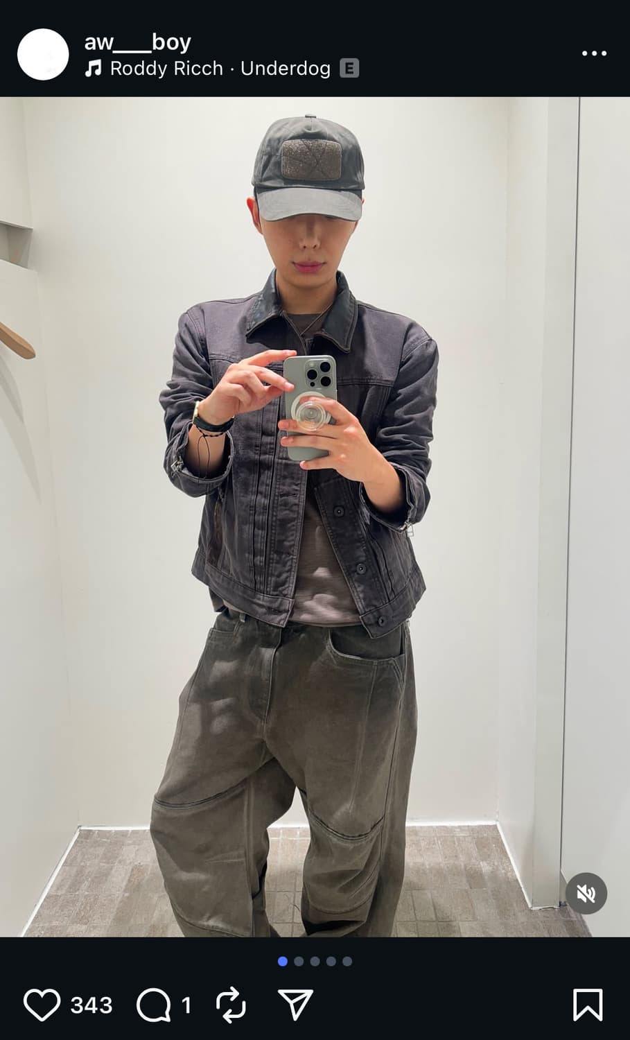 [새상품] Xlim ep.8 01 cap 챠콜 그레이 상품이미지3