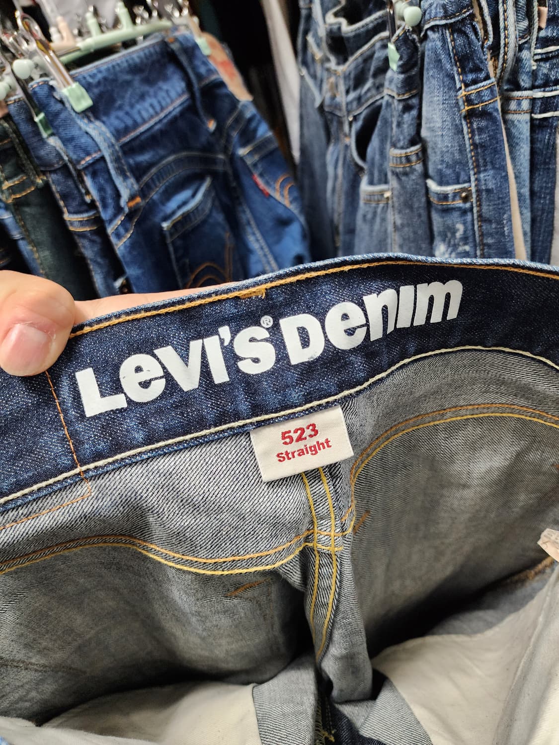 리바이스 523 스트레이트 청바지  상품이미지5