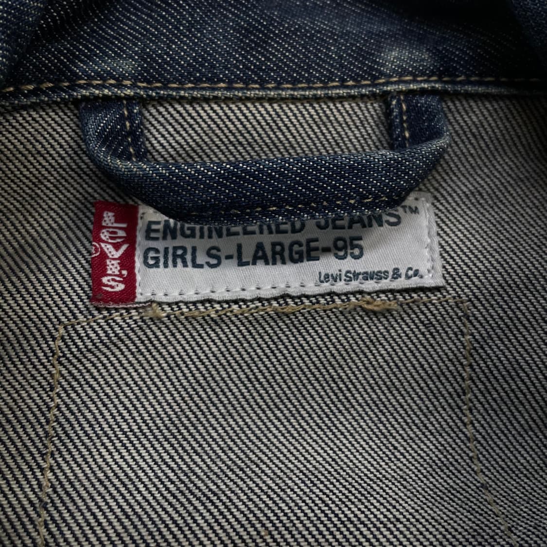 리바이스 엔지니어드 크롭 데님 자켓 상품이미지3