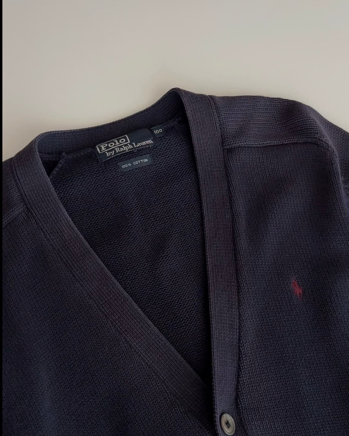 폴로 랄프로렌 네이비 코튼 가디건 100 상품이미지2