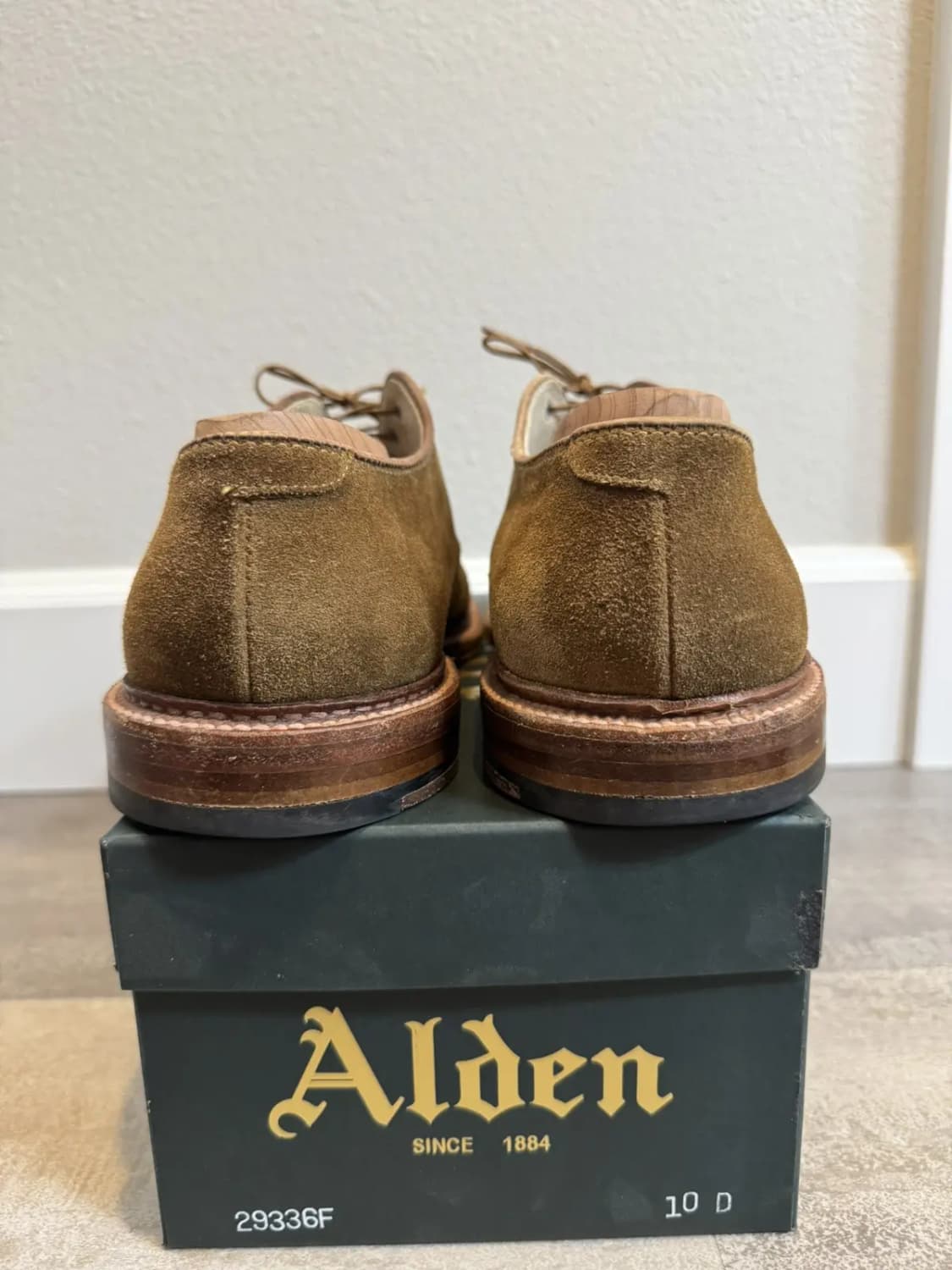 10D 알든 29336F  플레인토 더비  스너프 스웨이드 상품이미지3