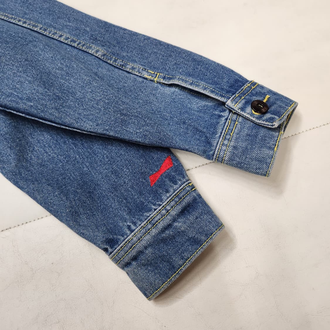 정품 HUF 허프 남성 청 데님 자켓 M 상품이미지6