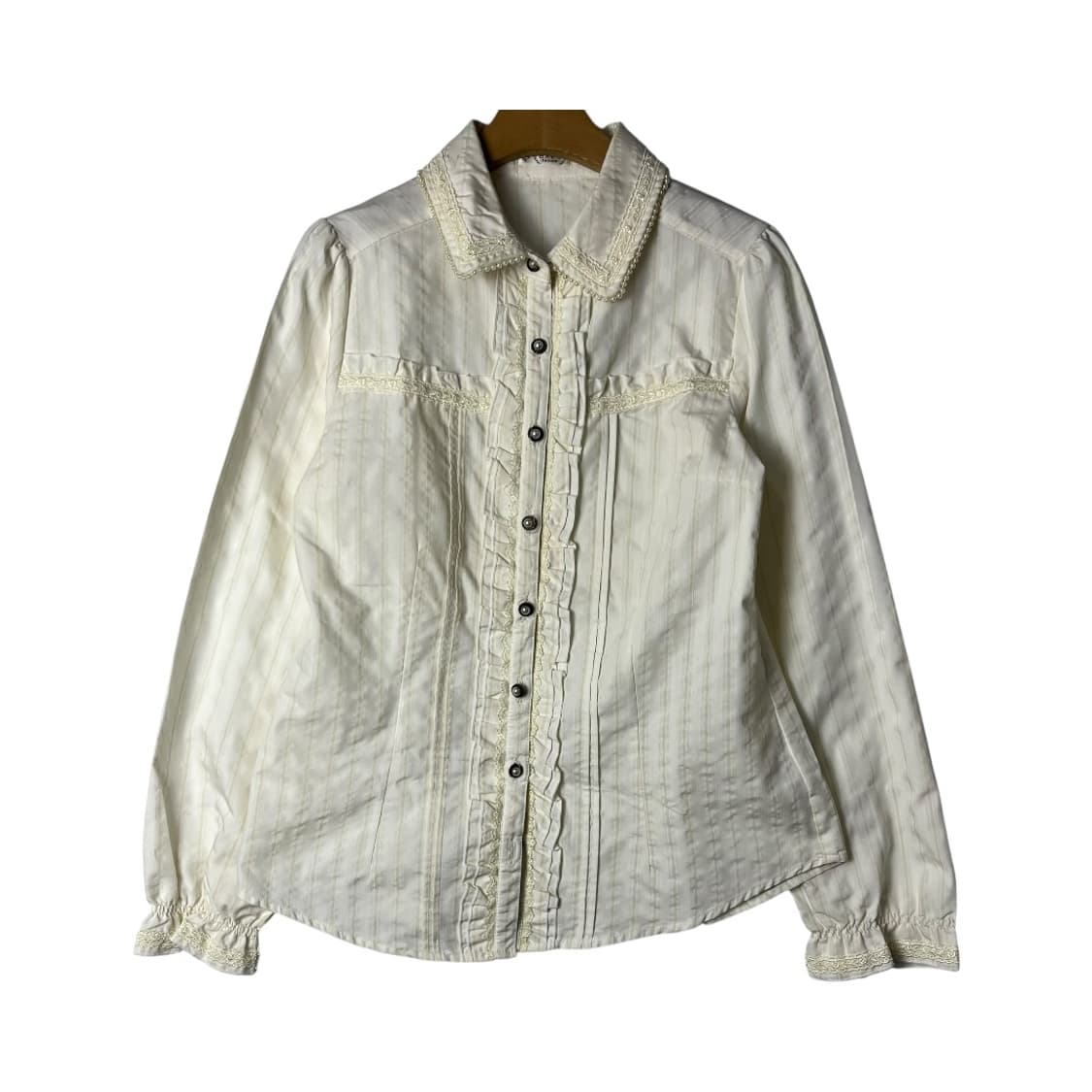 [AXES FEMME] 엑시즈팜 레이스 프릴 블라우스 상품이미지1