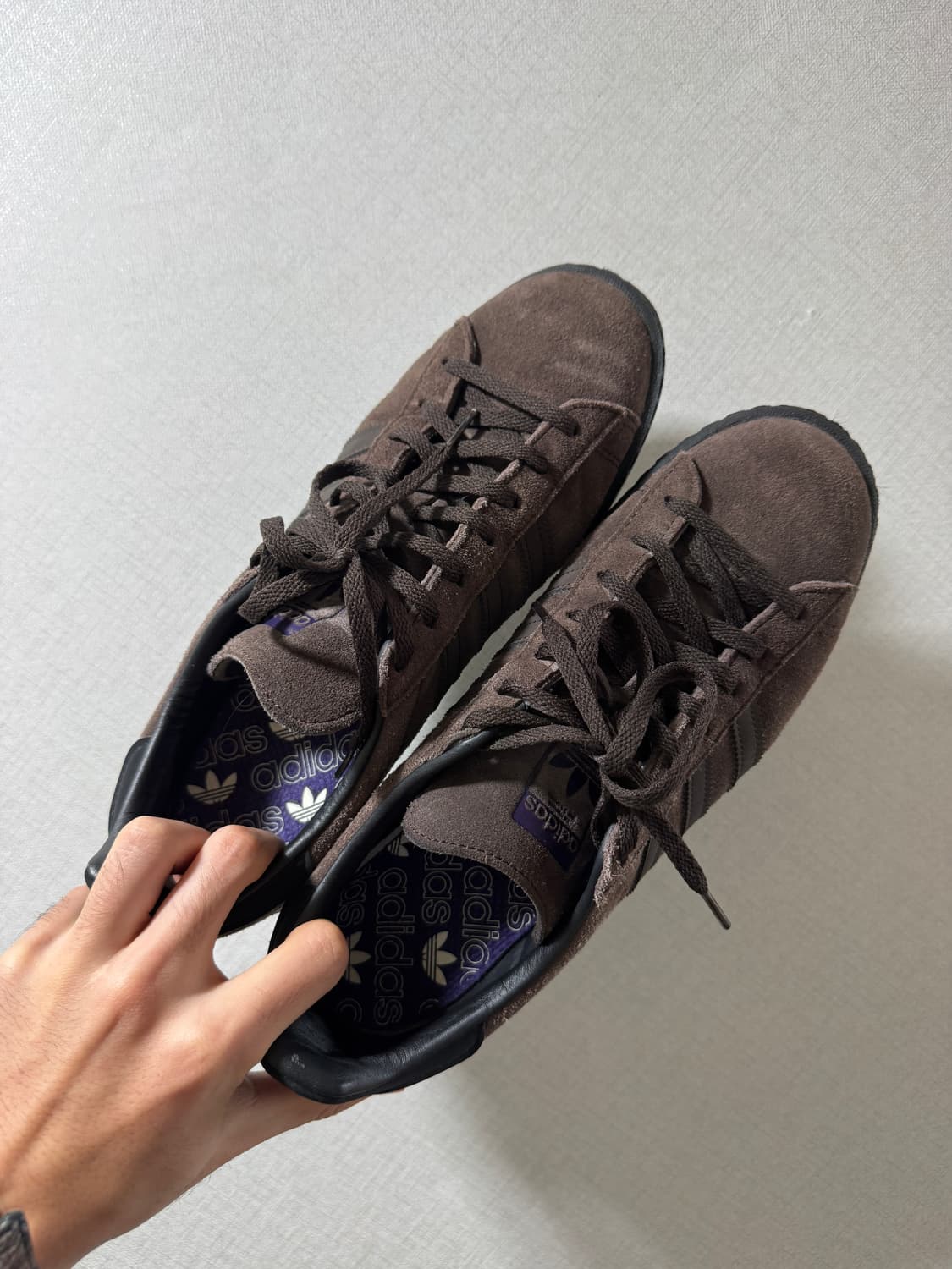 아디다스 캠퍼스 80s 다크 브라운 다크 퍼플 270 상품이미지3