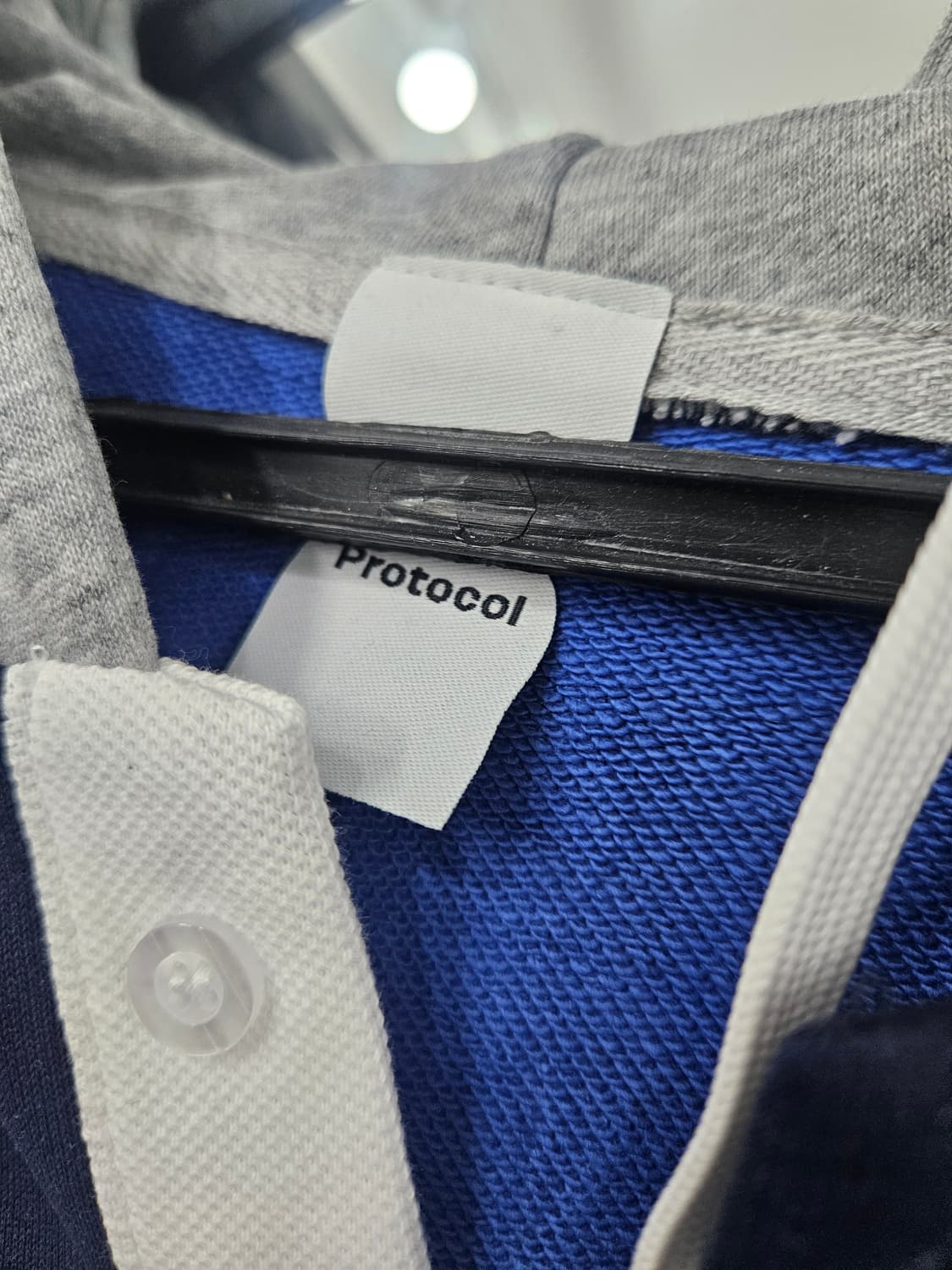 Protocol 프로토콜인덱스 스트라이프 폴로 후드 새상품 상품이미지4