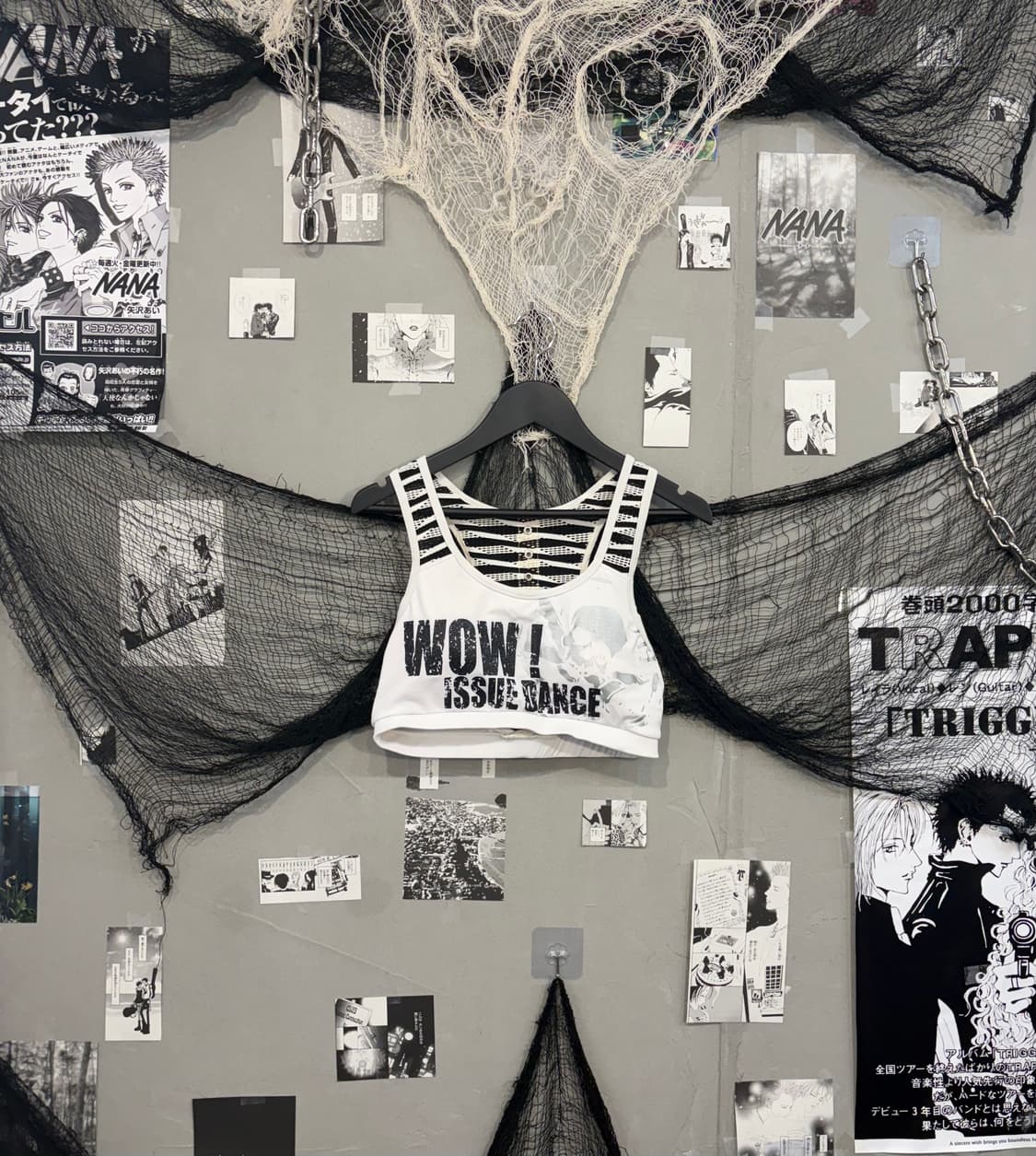 Gothic PUNK Skull Glitter Tank top 상품이미지7