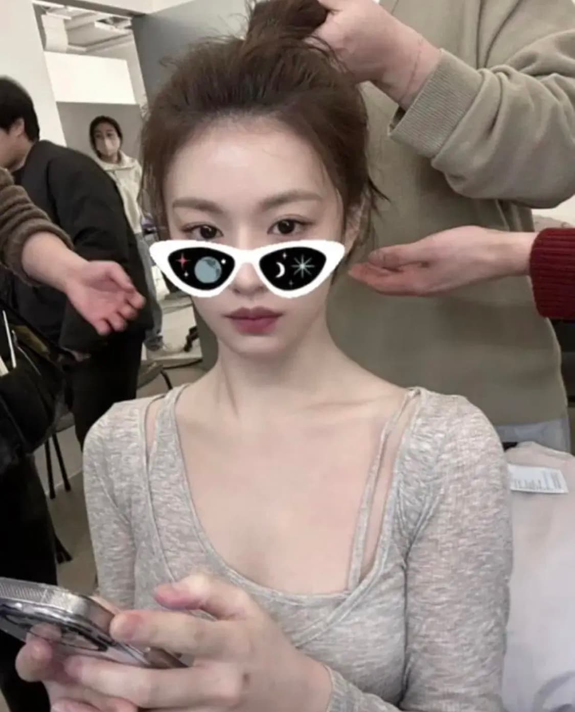 [새상품] 자라 zara 언밸런스 더블 티셔츠 S 고윤정 착용 상품이미지1