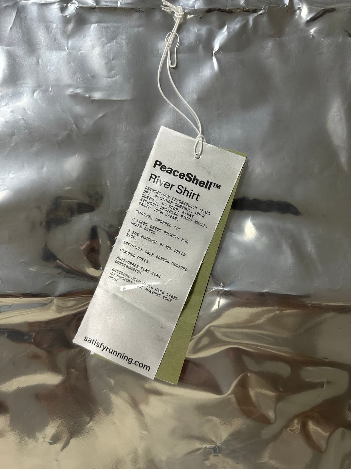 SATISFY 새티스파이 피스쉘 리버 셔츠 (XL) 상품이미지8