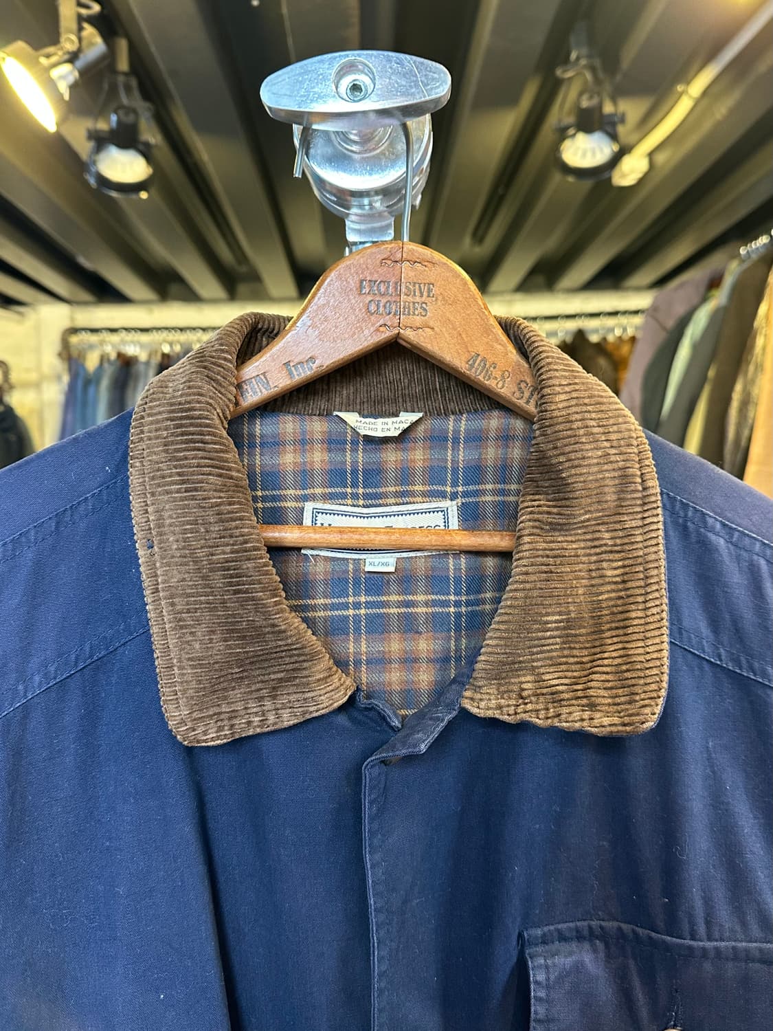 헤비 코듀로이 카라 커버올 자켓 상품이미지3