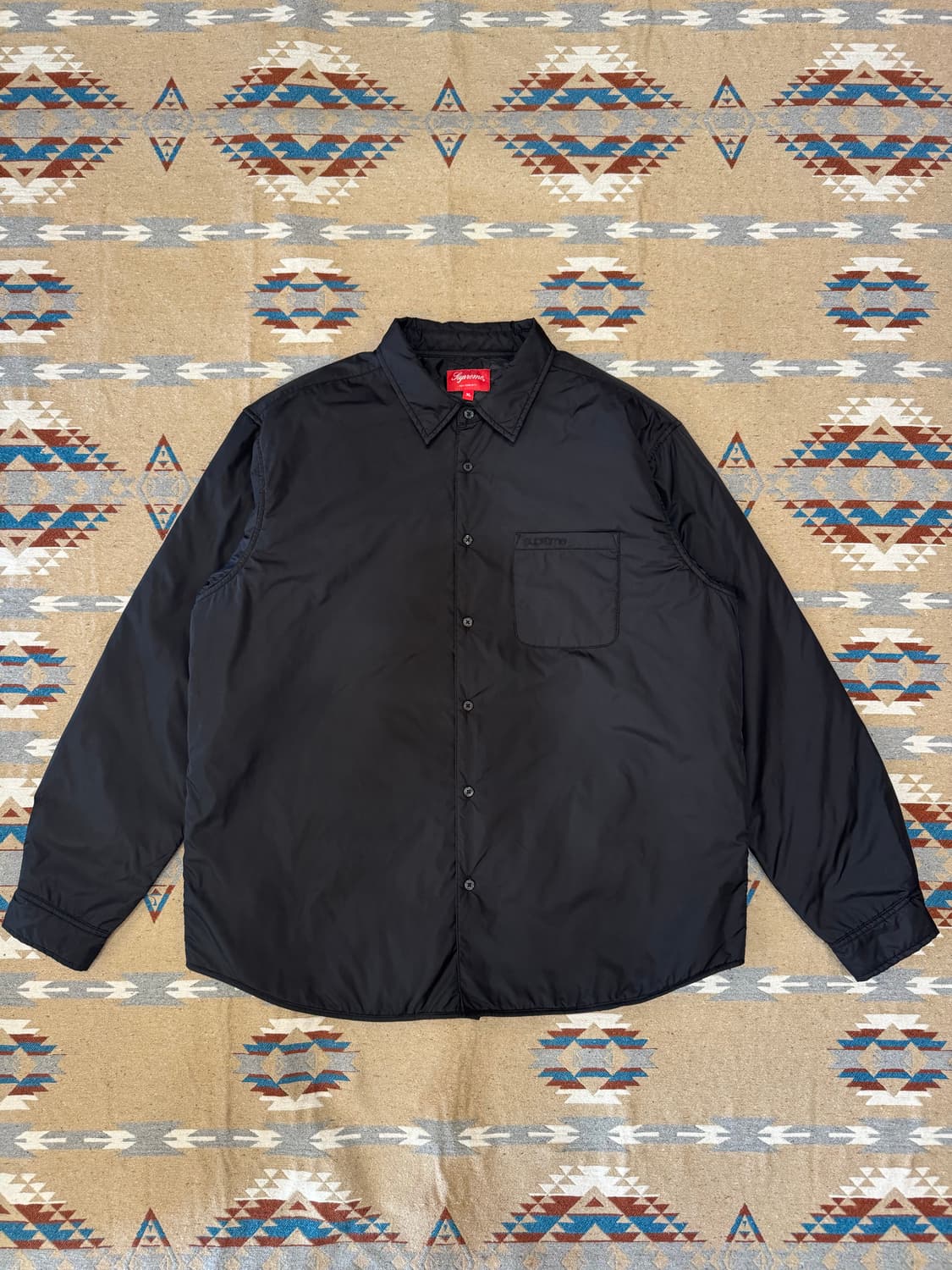 [XL] 슈프림 나일론 필드 셔츠 블랙 상품이미지3