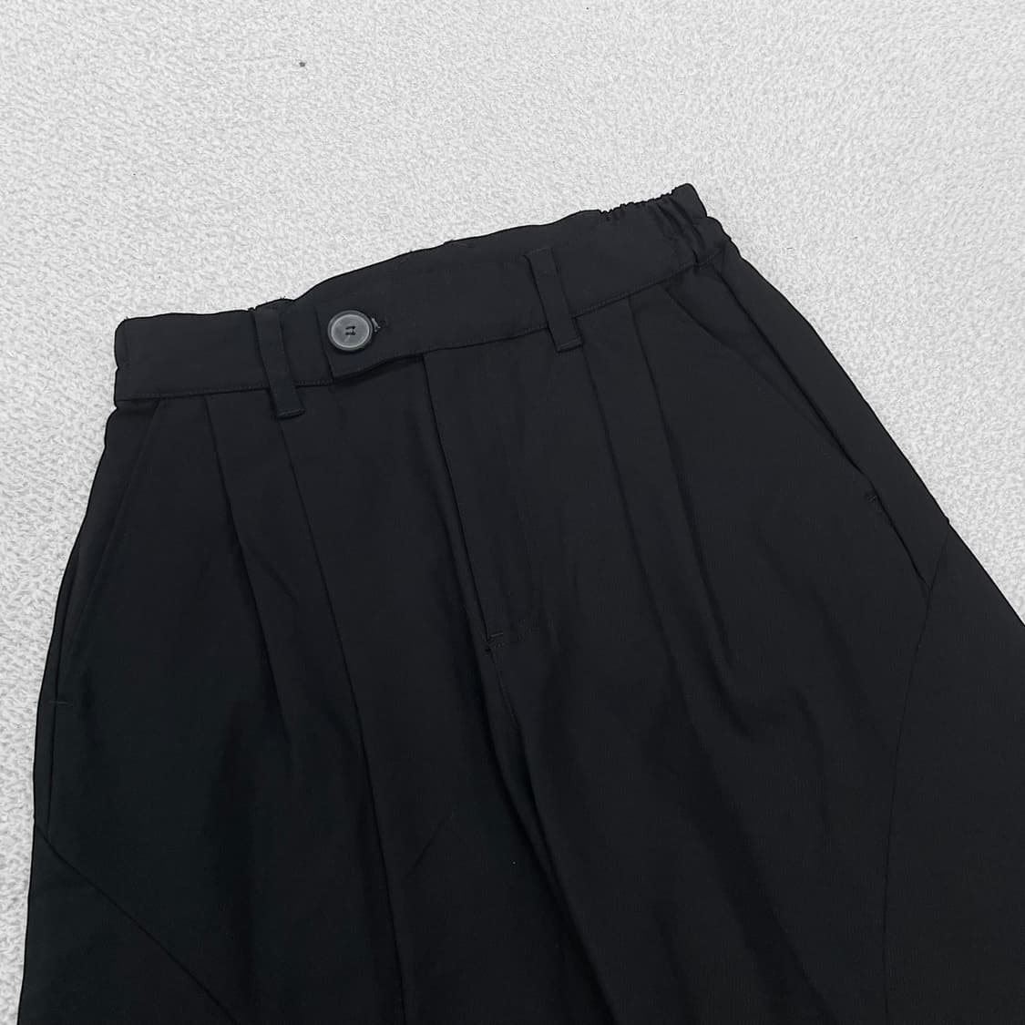 Silentex 와이드 슬랙스 카고 팬츠 블랙 상품이미지2