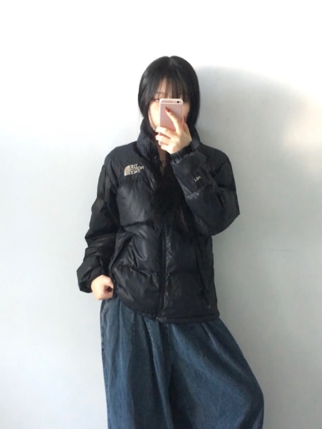 노스페이스 눕시 구스다운 블랙 상품이미지1