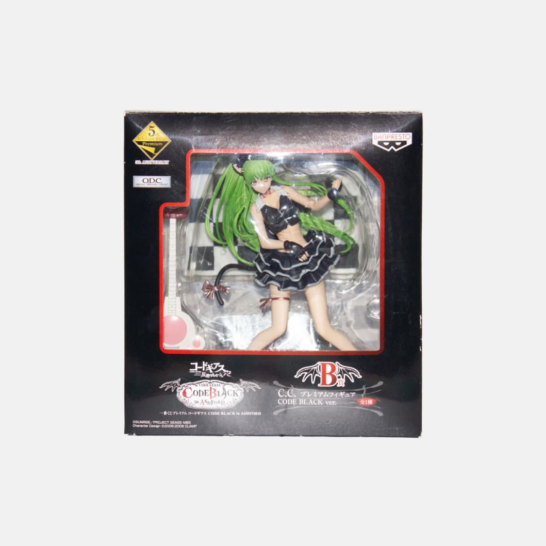 코드기어스 C.C. 코드블랙ver 제일복권 피규어 고전 미소녀 네코미미 상품이미지7