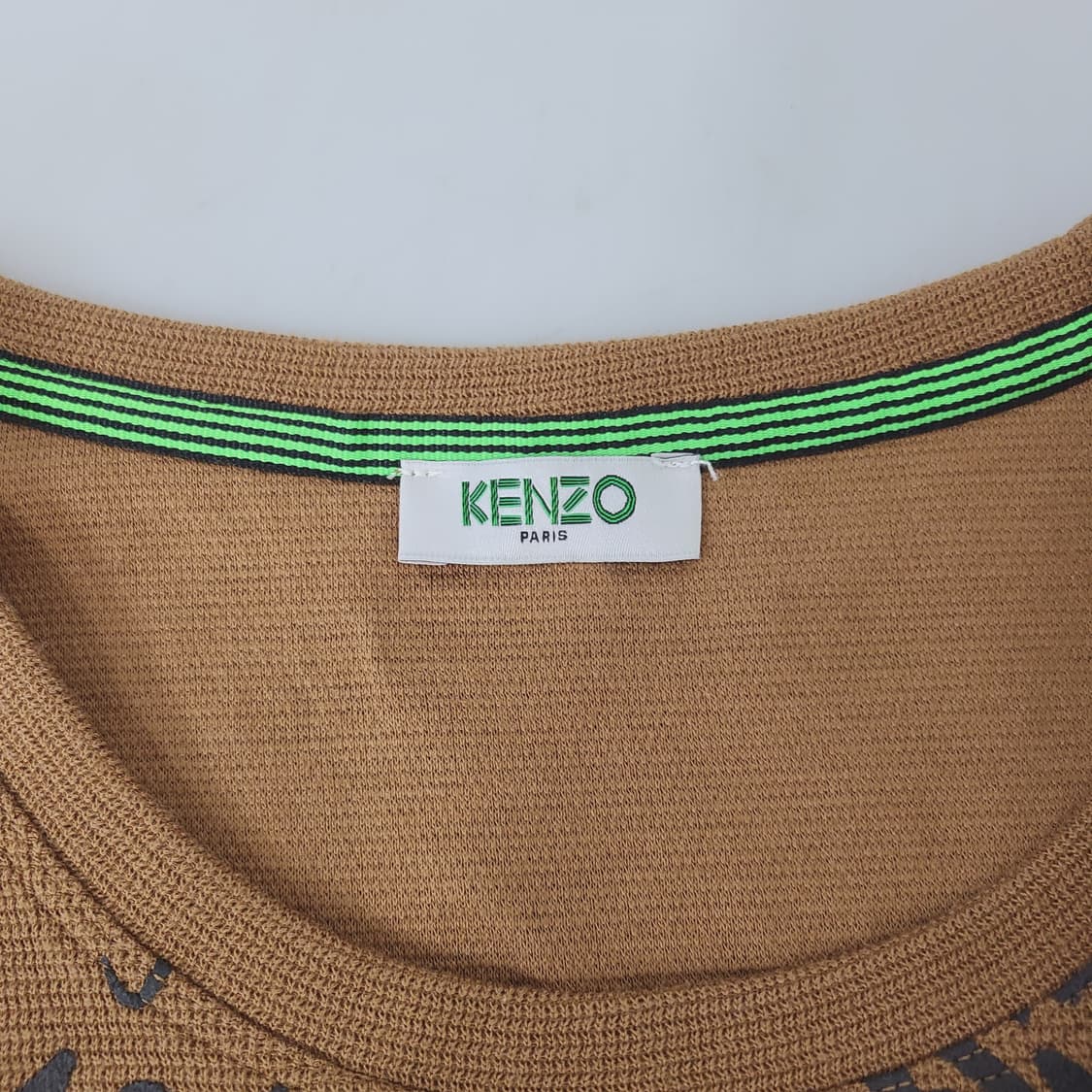 [정품] 겐조 일본한정 웨이브 그래픽 레터링 긴팔 니트 스웻셔츠 L 상품이미지6