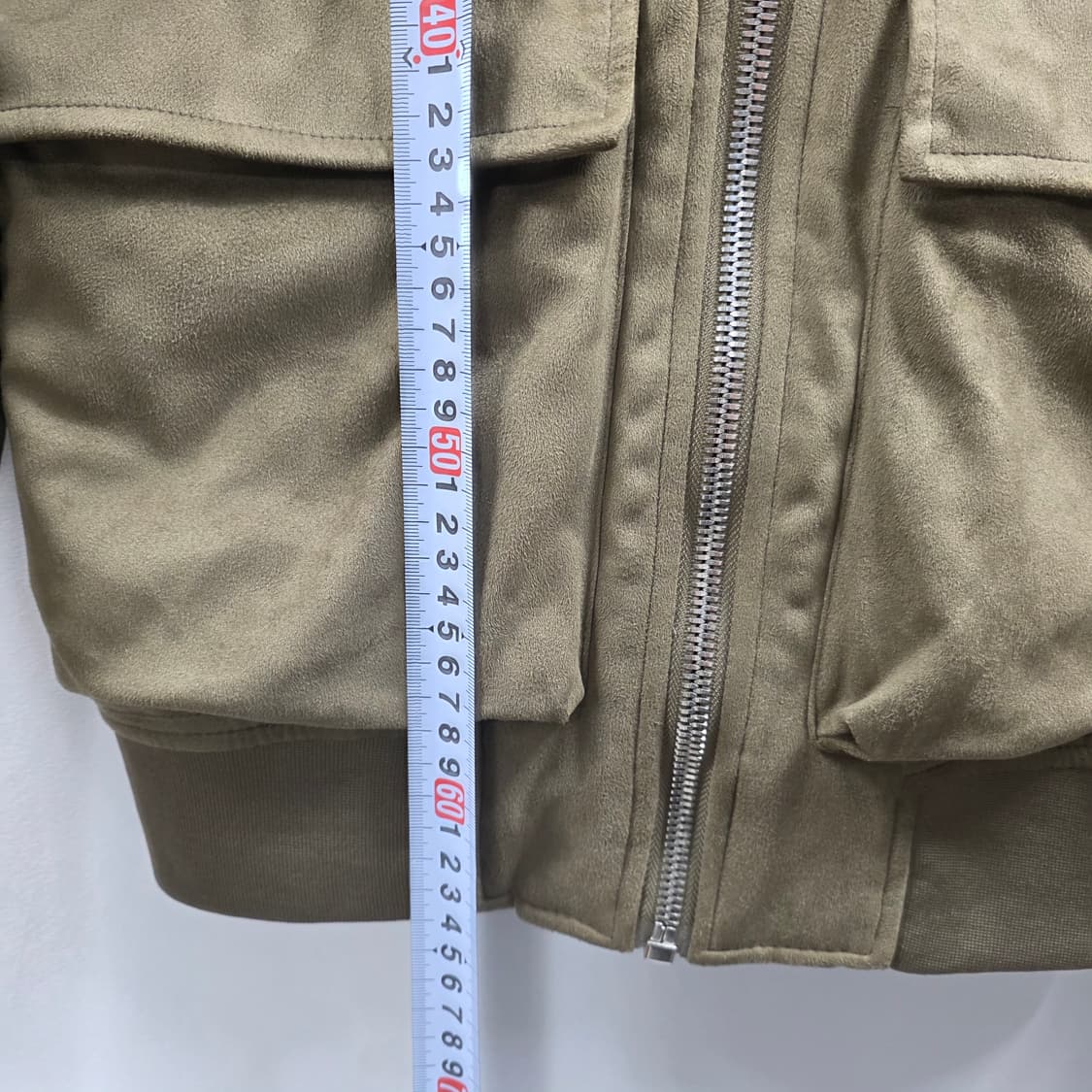 1041 자라맨 카키 스웨이드 터치 항공점퍼 / 남성 S / MA-1 스 상품이미지5