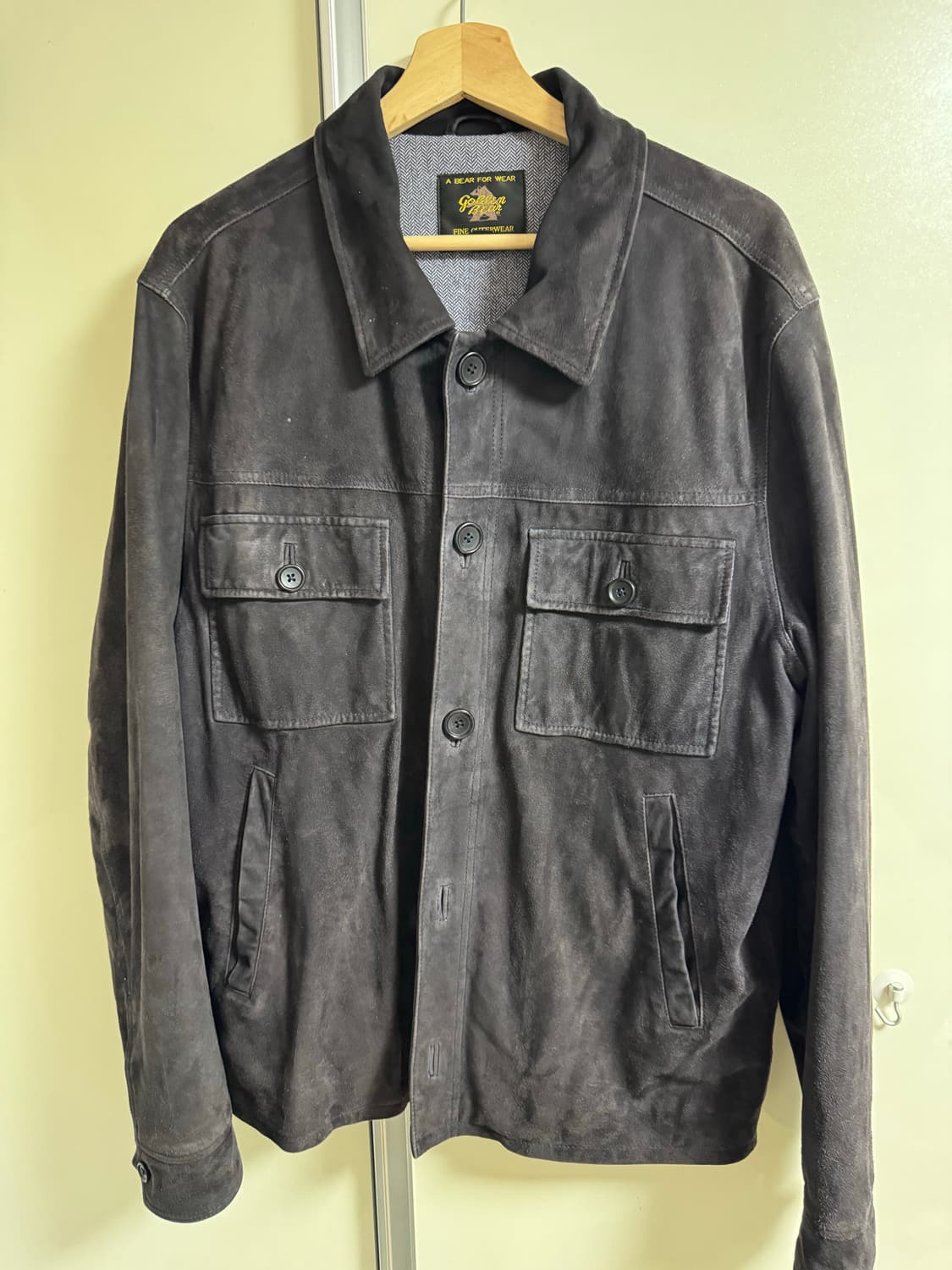 골든베어 스웨이드 자켓 L 상품이미지1