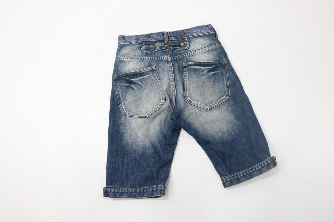 e.a.p 빈티지 신치백 하프 데님 팬츠 상품이미지2