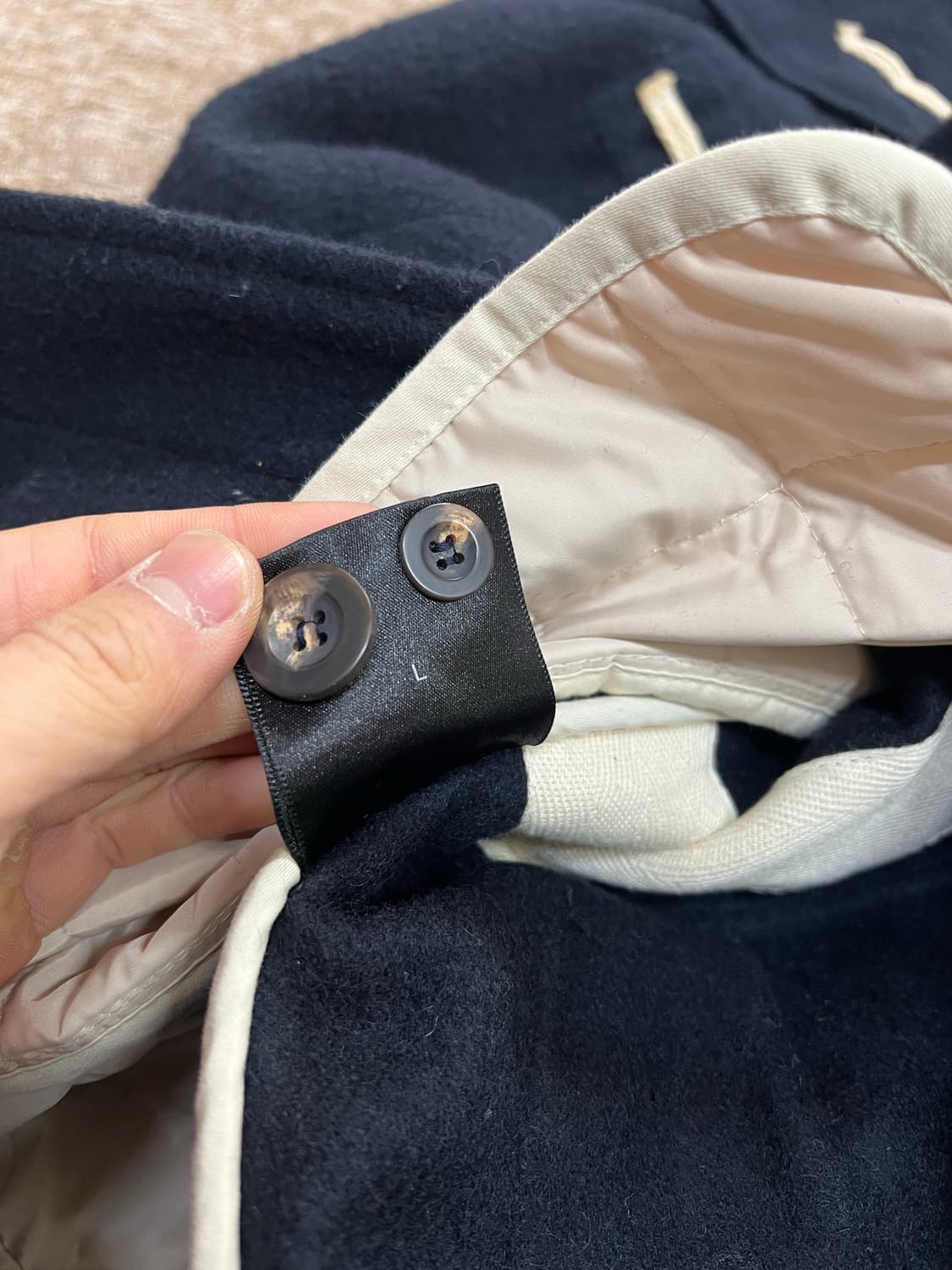 비바스튜디오 네이비 더플코트 L 상품이미지5