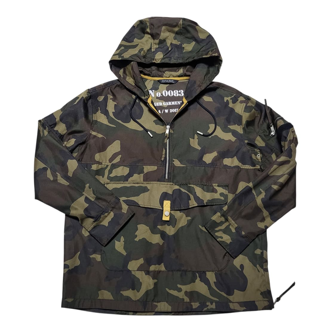(L) 자라 zara 카모플라쥬 아노락후드집업 상품이미지1