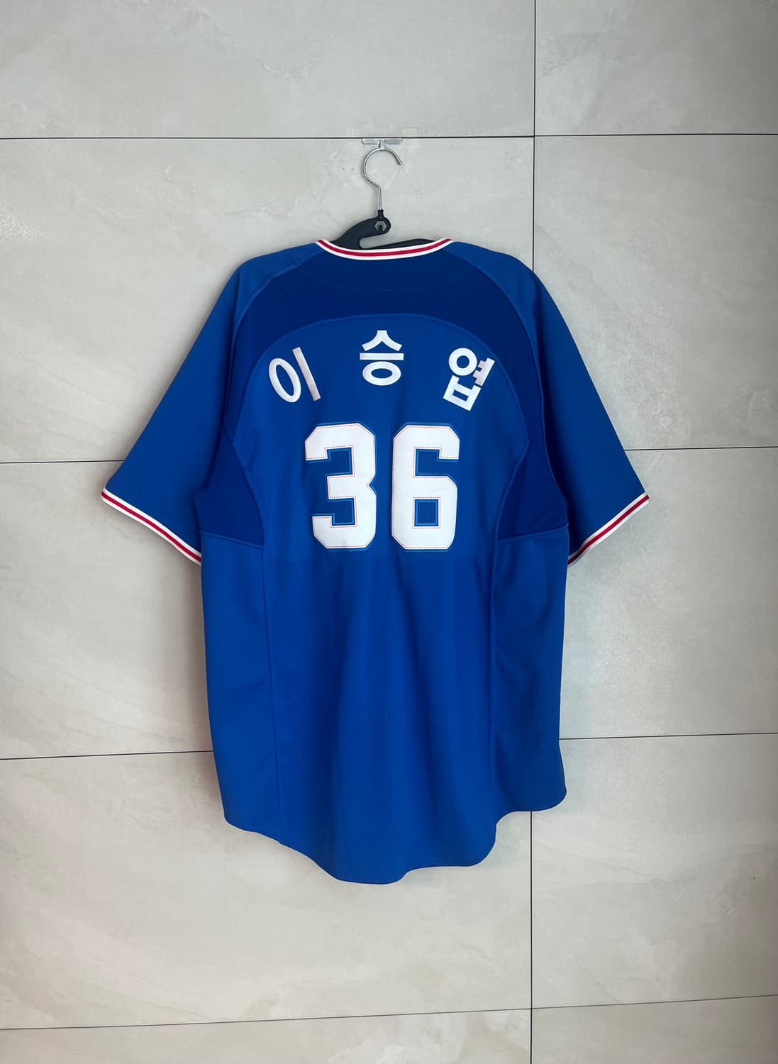 (2XL) 이승엽 마킹 삼성라이언즈X빈폴 야구 유니폼 상품이미지3