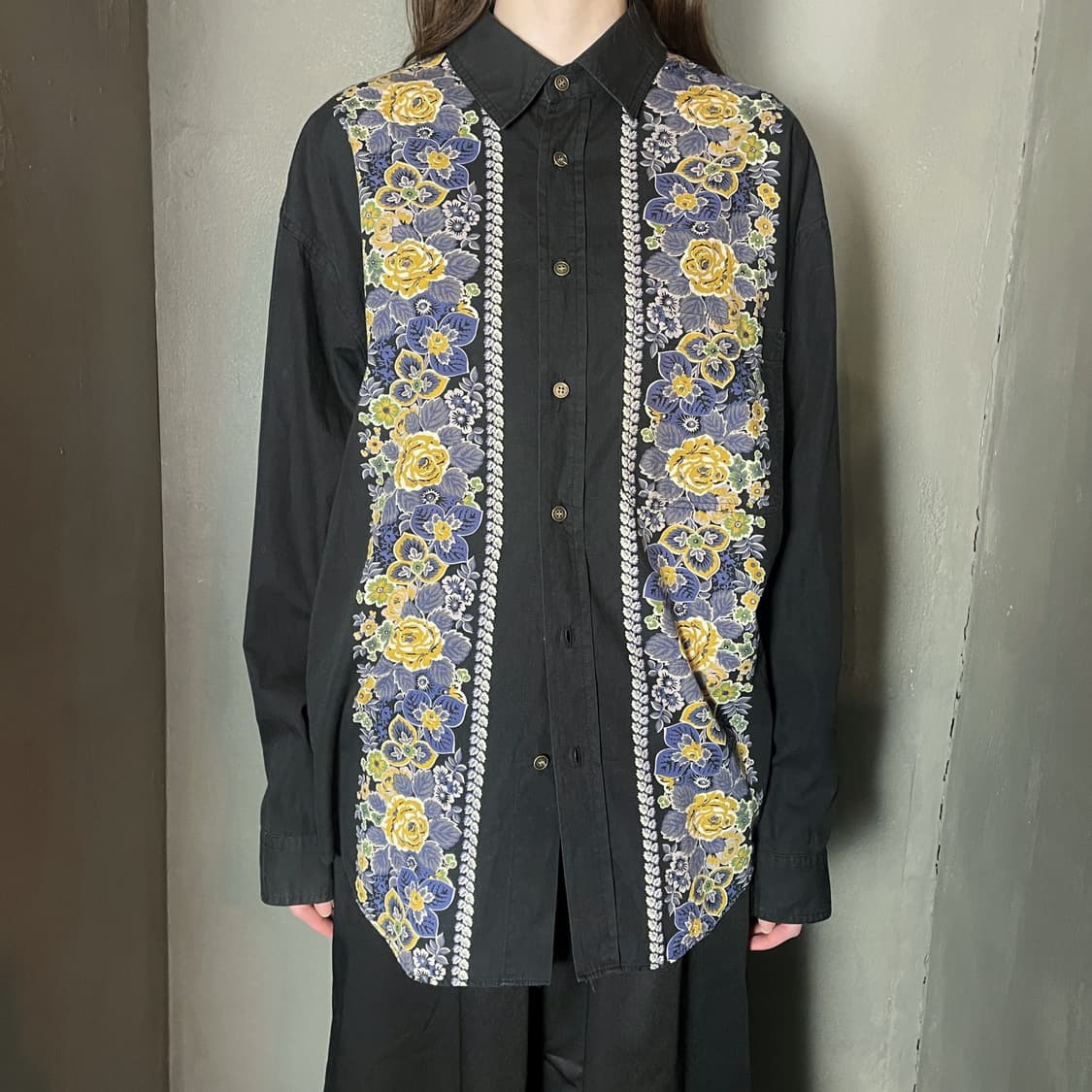 90s 겐조 플로럴 셔츠 상품이미지3