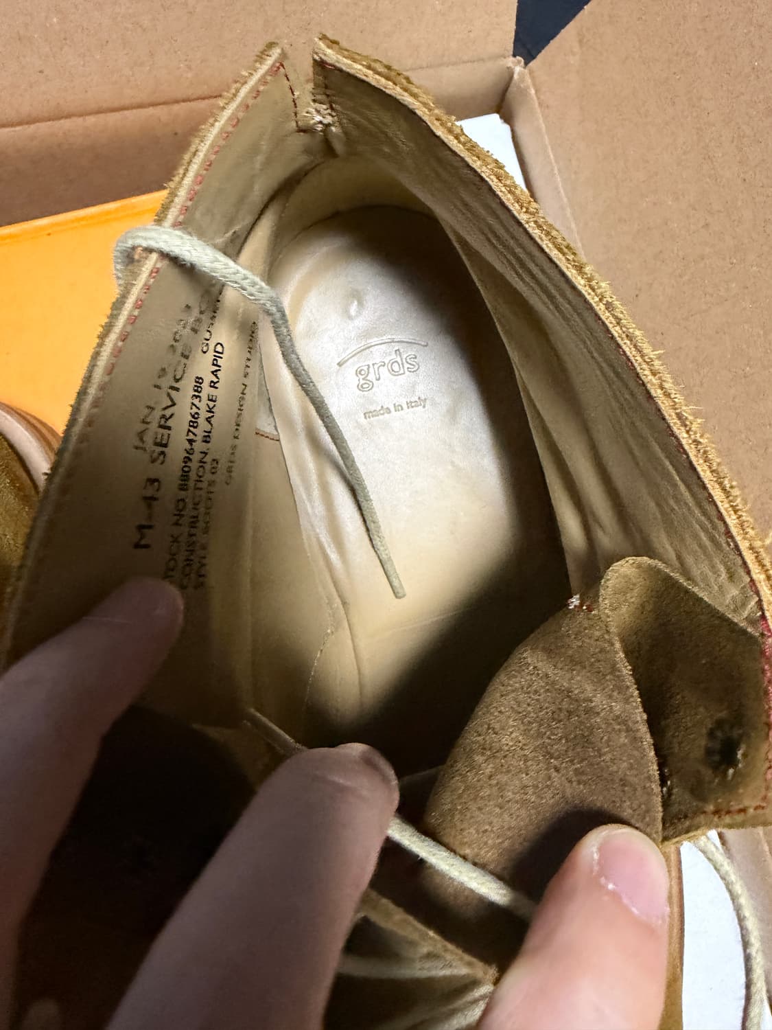 그라더스 부츠02 올리브드랩 260사이즈 상품이미지5