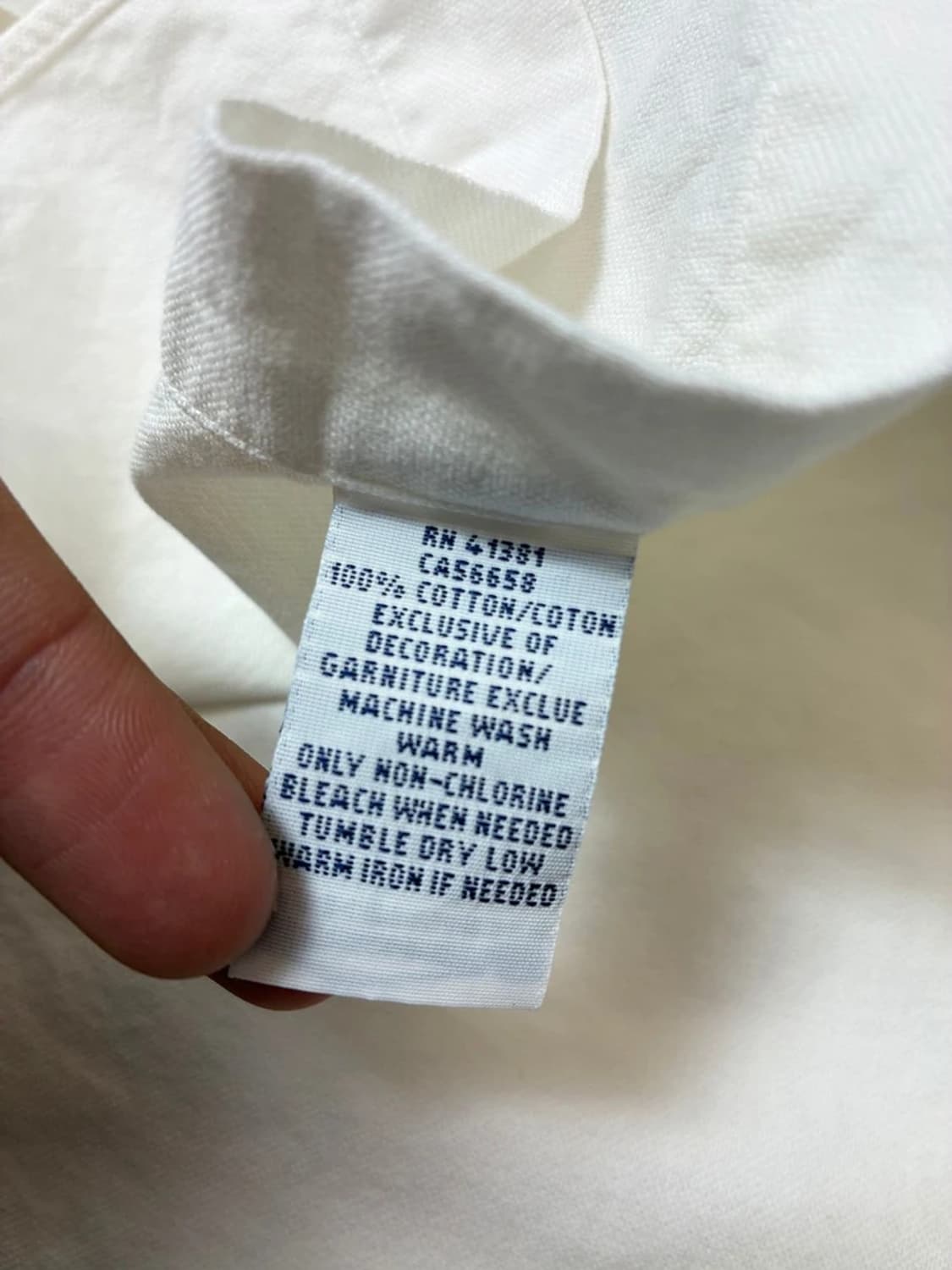 폴로 랄프로렌 옥스포드 자수 로고 화이트 셔츠 PN8092 상품이미지8