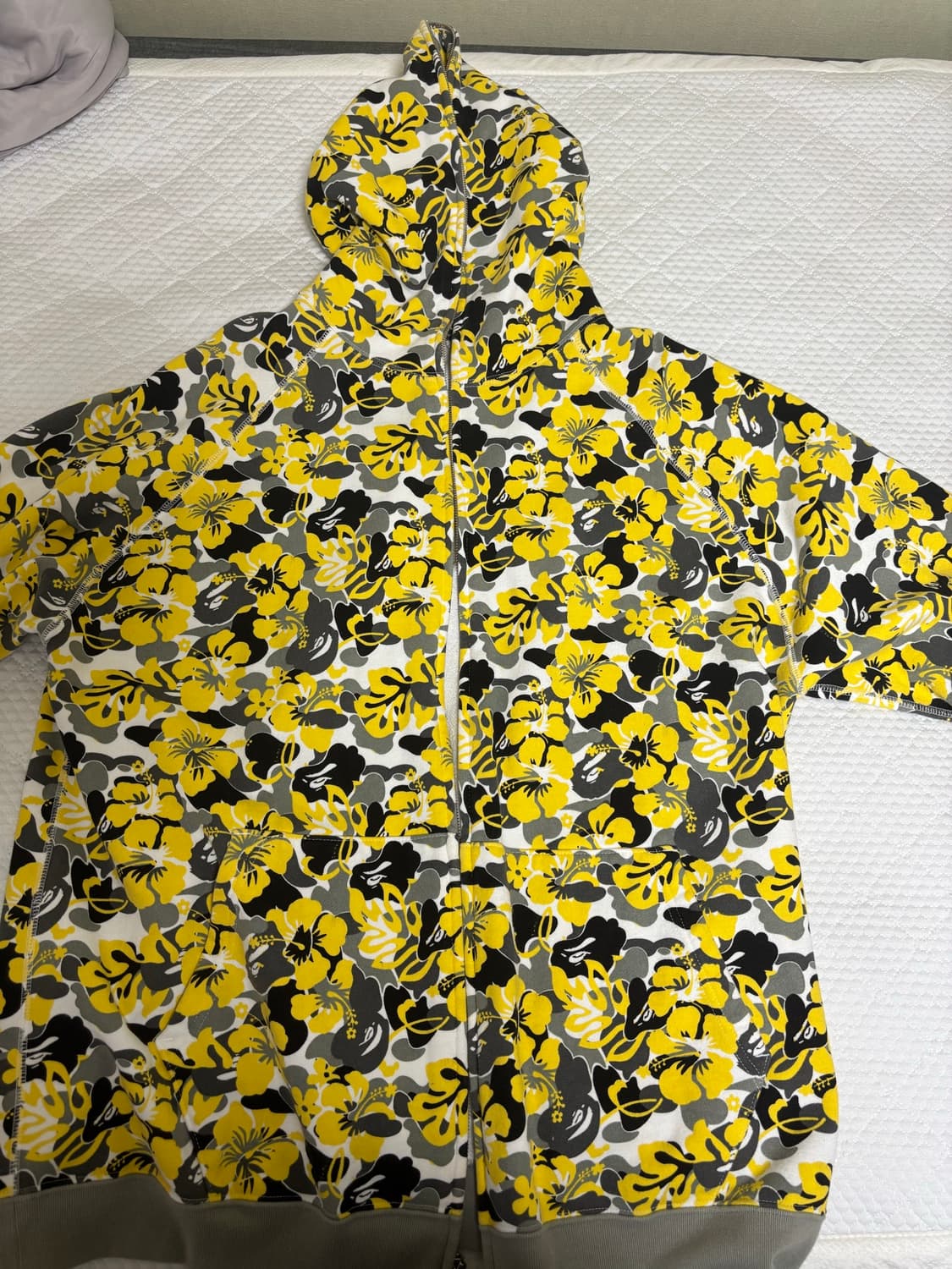 2006 Bape hibiscus floral camo hoodie 상품이미지1