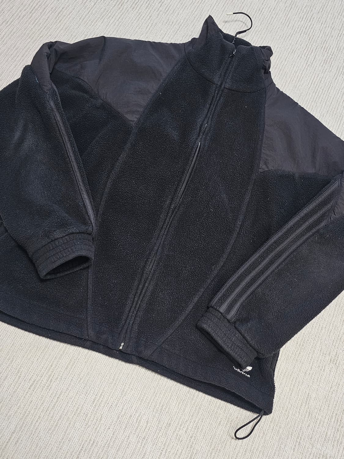 아디다스 빈티지 빅로고 후리스 L 상품이미지3