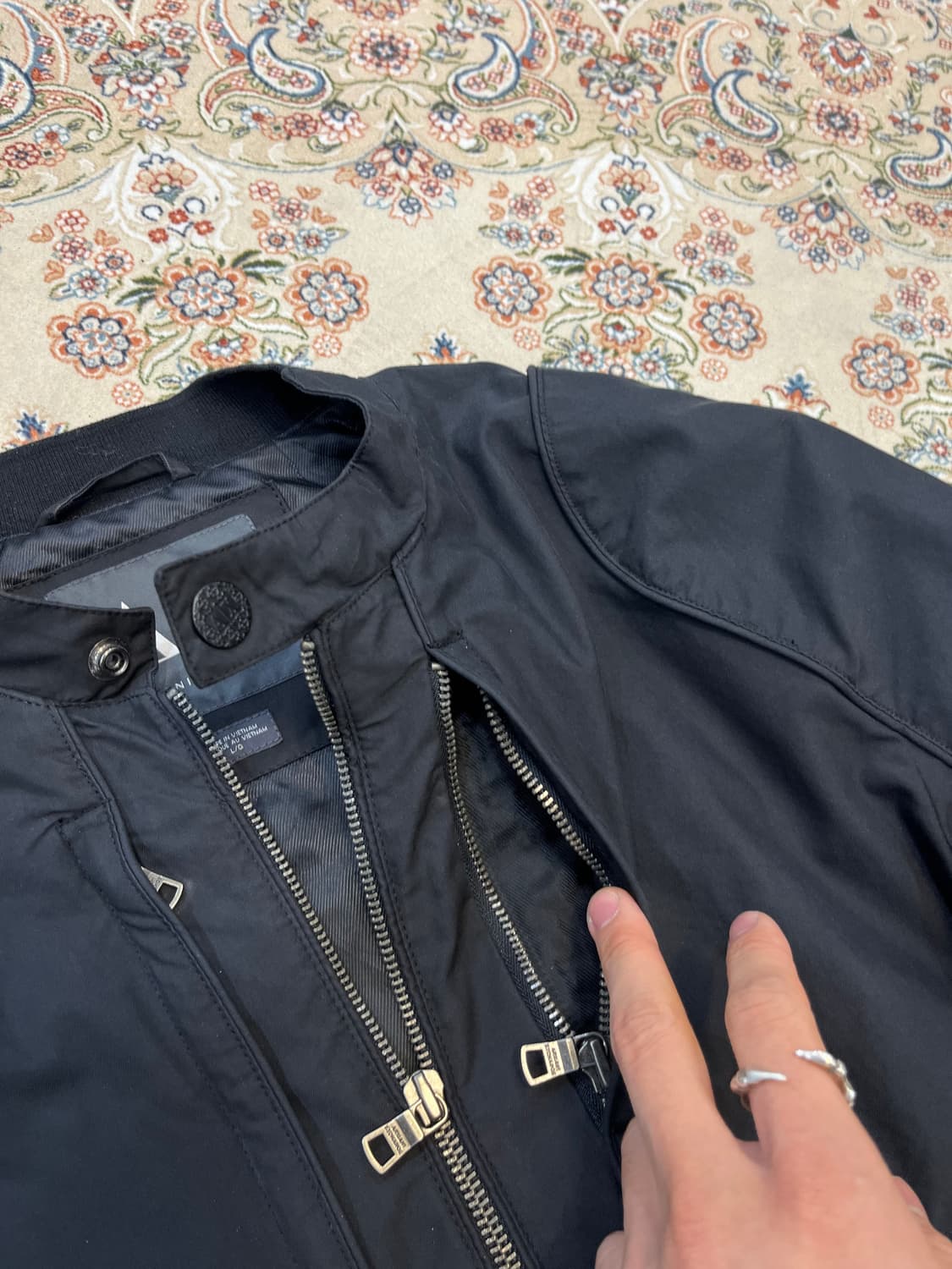 아르마니 익스체인지 13ss 히든포켓 바이커 자켓 상품이미지6