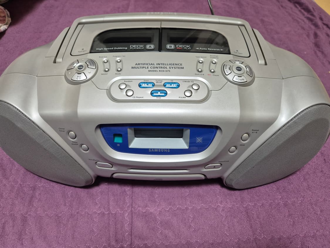 삼성 cd  카세트 플레이어 라디오 상품이미지1