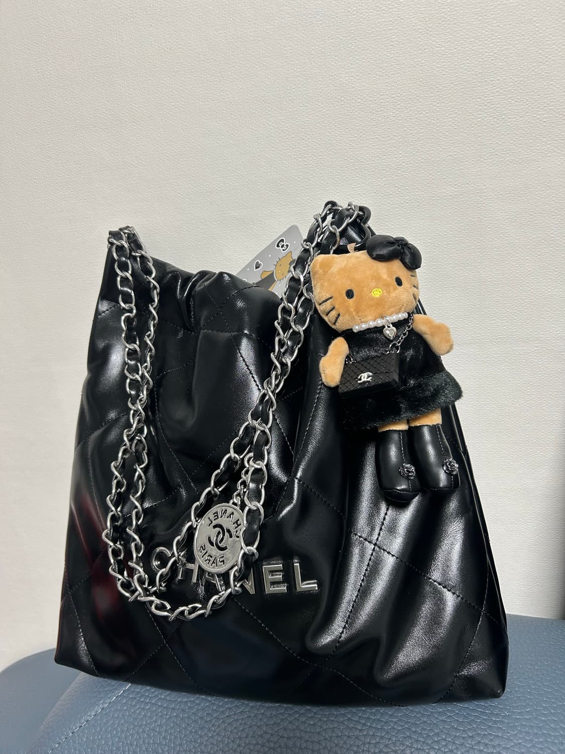 🤍🖤롱다리키티 커스텀 키링 -태닝스킨 퀼팅백 상품이미지2
