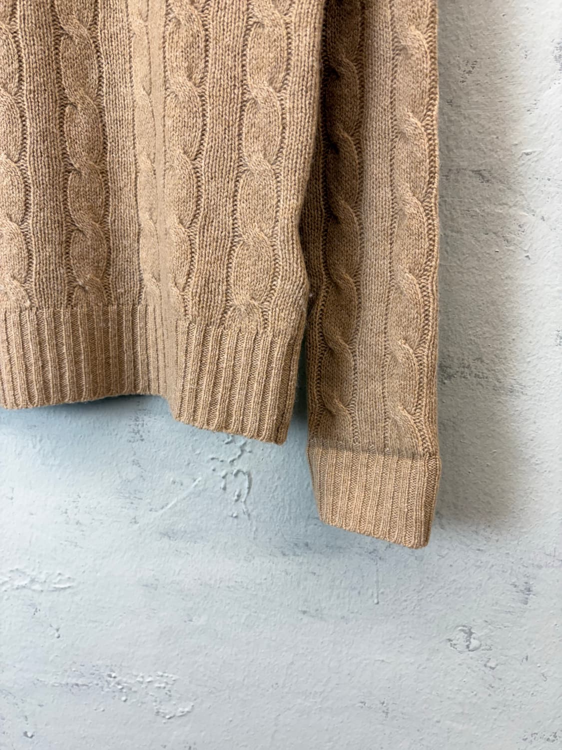 폴로랄프로렌 캐시미어 블렌드 울 니트 베이지 상품이미지3