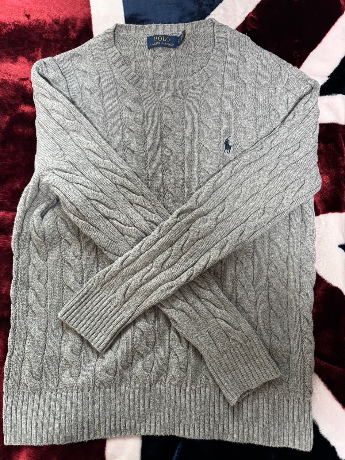 폴로 랄프로렌 꽈배기 니트 상품이미지1