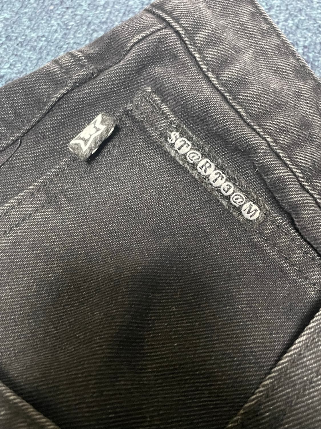 스타팀 더블니 팬츠 블랙 36 상품이미지5