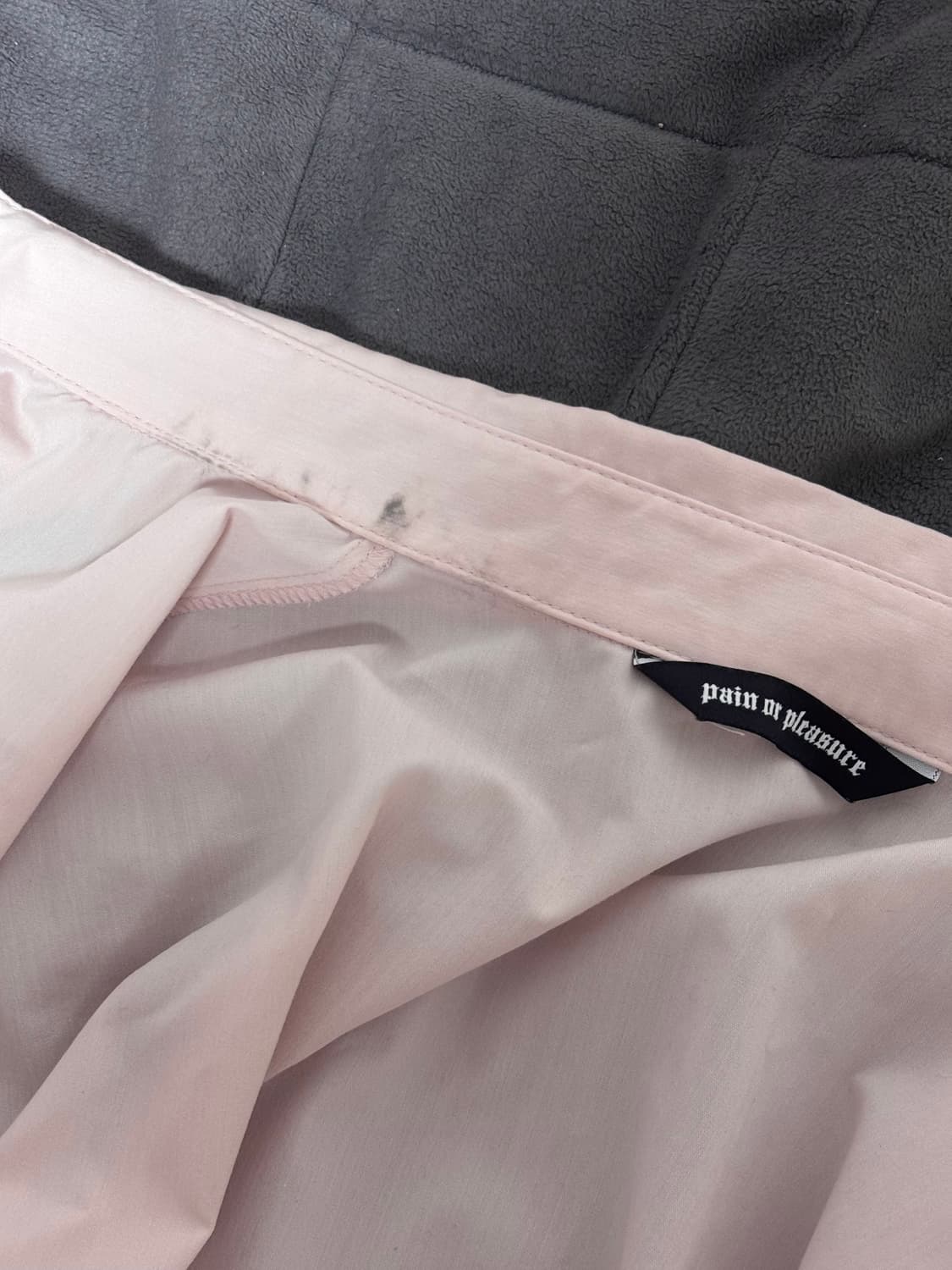 페인오어플레져 비비안 스카프 셔츠 핑크s 상품이미지2