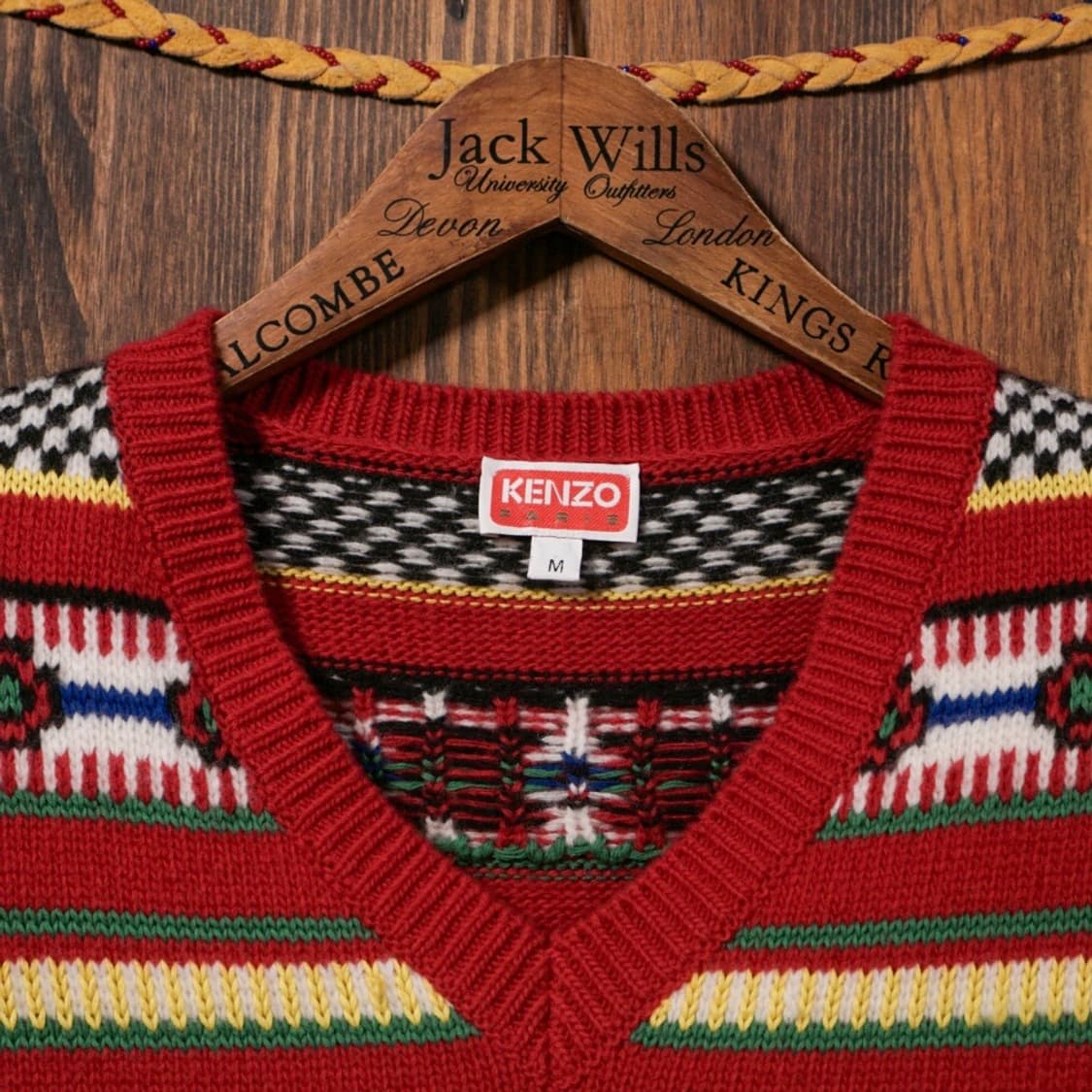 겐조 페어아일 니트 베스트 상품이미지7