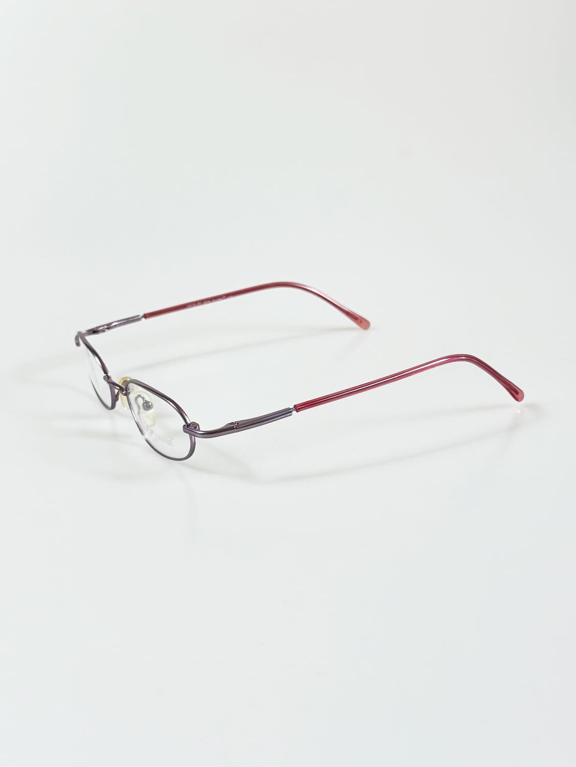 90s NEW GLOBE 라이트퍼플 슬림 오벌 빈티지 안경 상품이미지3