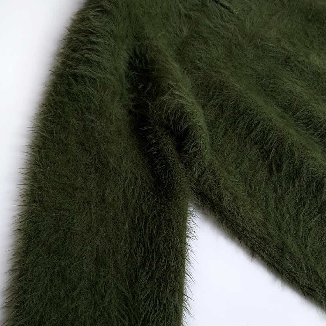 Kamika 롱헤어 앙고라 카라 니트(khaki) 상품이미지7