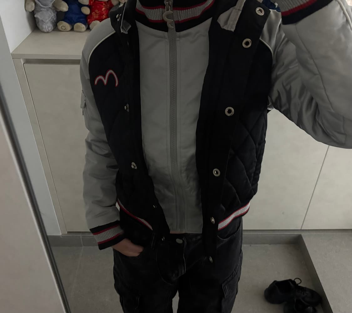 (희귀)🤍 에비수 실버 블랙 패딩 🤍 사이즈 S !!!! 상품이미지2