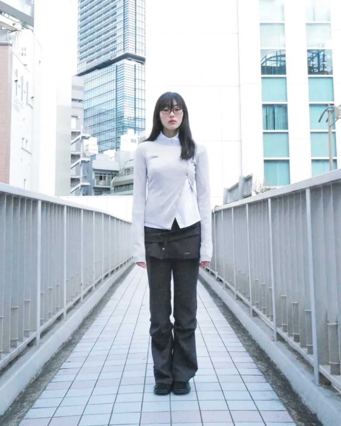미세키서울 Draped shirt skirt pants SET 상품이미지3