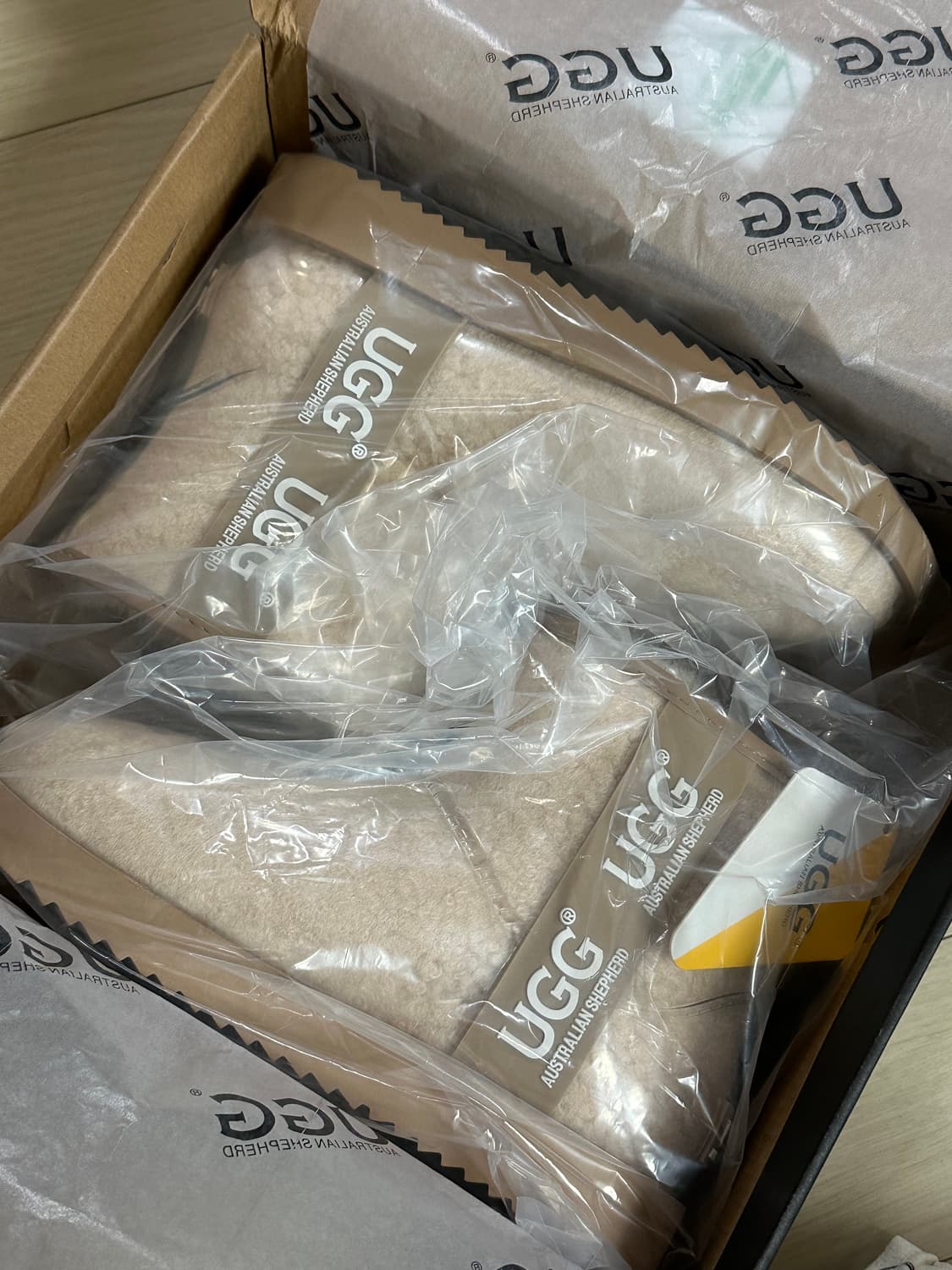 어그 호주 에버어그 코티드 클리어 부츠 크림 체스트넛 240 EU38 상품이미지6