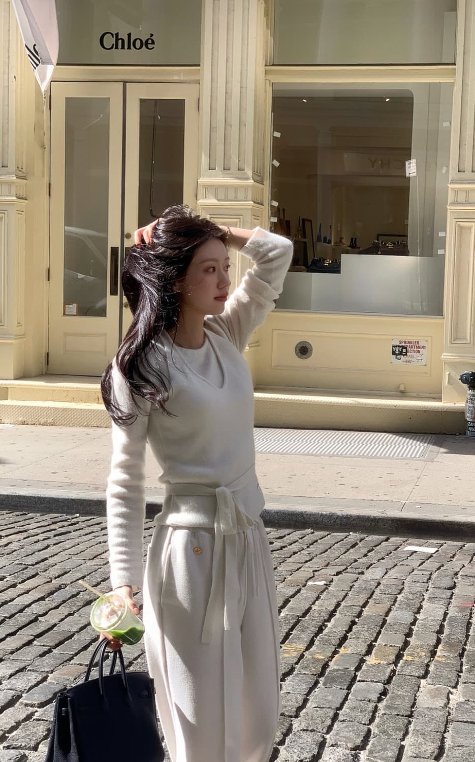 택o새제품) 르플레인 홀터 레이어드 니트 상품이미지1