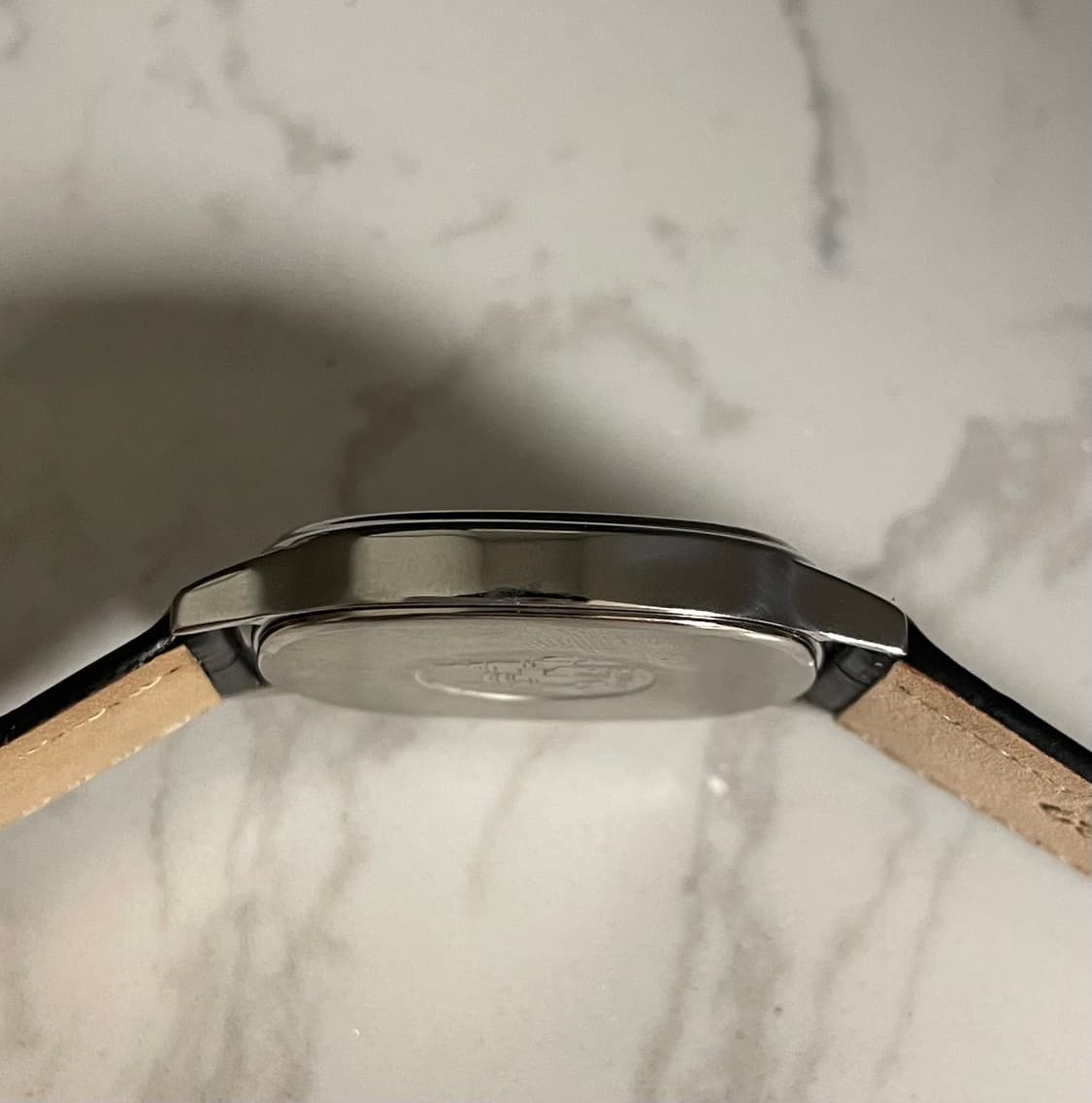 오메가 드빌 엘립스 네이비 빈티지 쿼츠 시계 상품이미지5