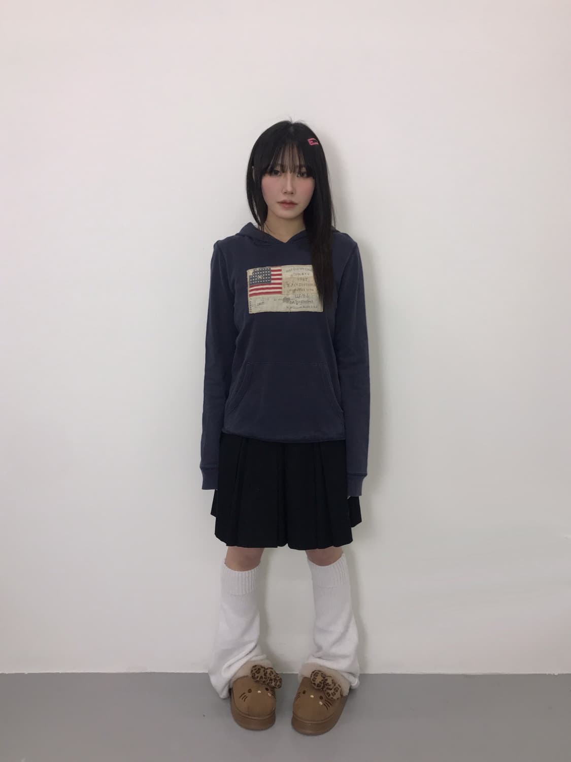 Polo Jeans Navy American Patch Hoodie 상품이미지2