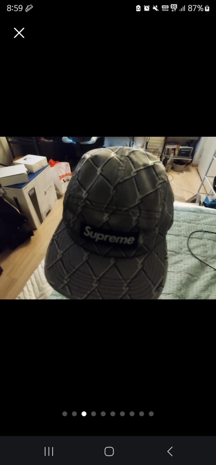 슈프림 캠프캡 체인 새상품 패턴 모자 supreme 상품이미지3