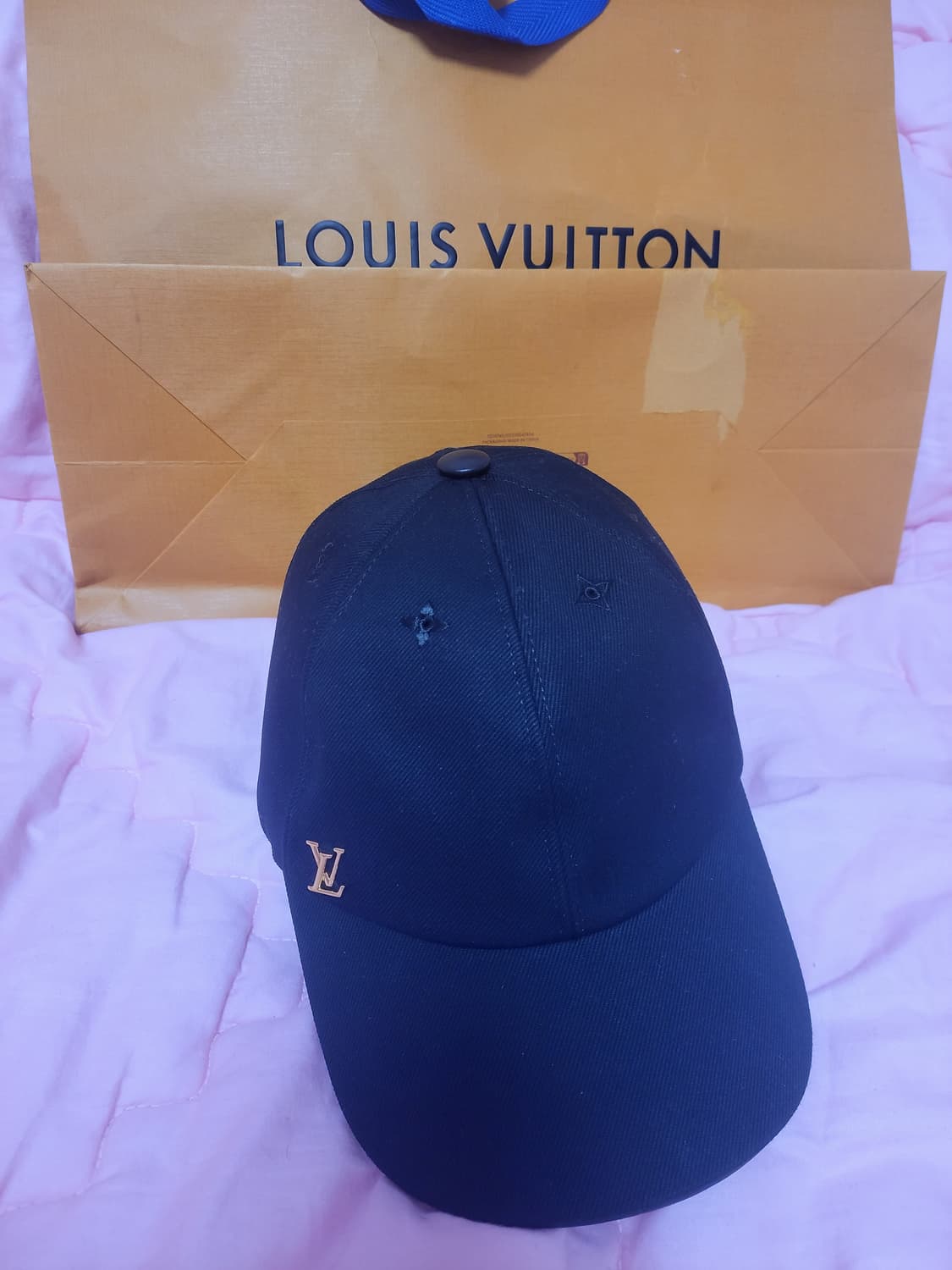 정품)급처새상품!루이비통 LV로고 아이코닉 볼 캡 모자 매장가115만원 상품이미지3