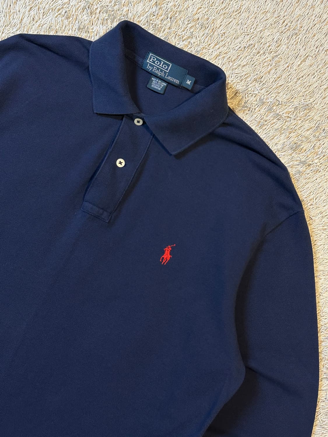 폴로 랄프로렌 레드포니 PK 긴팔 카라티 네이비 상품이미지2