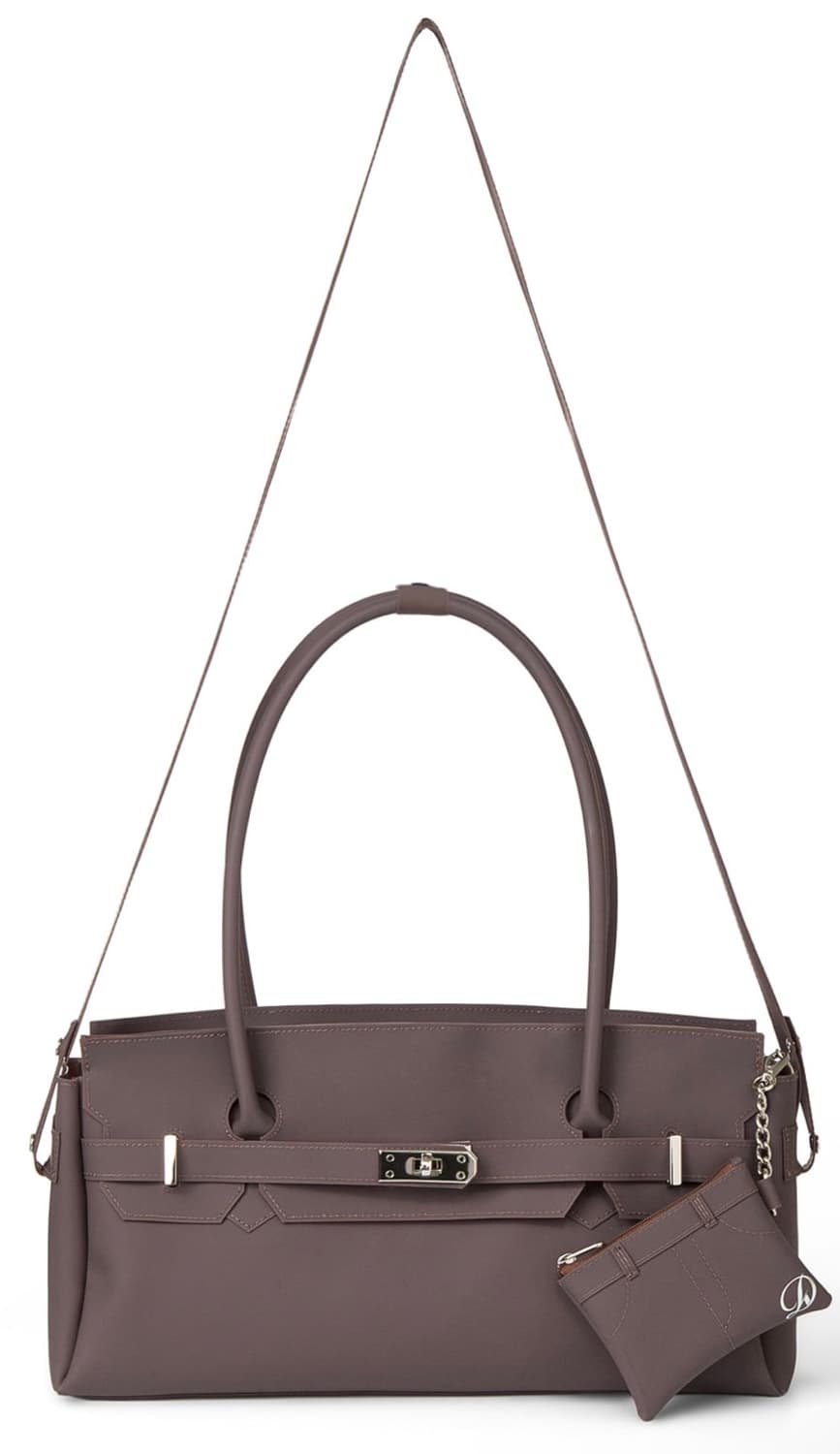 다이닛) JELLY TWO-WAY BAG IN BROWN 상품이미지3